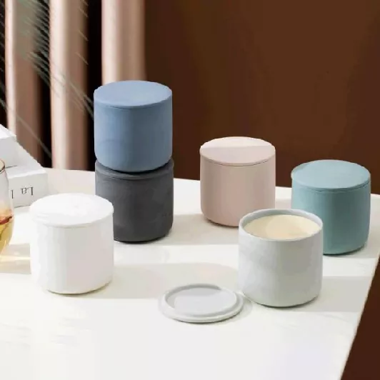 Suport pentru lumânări din ceramică Color Macaron