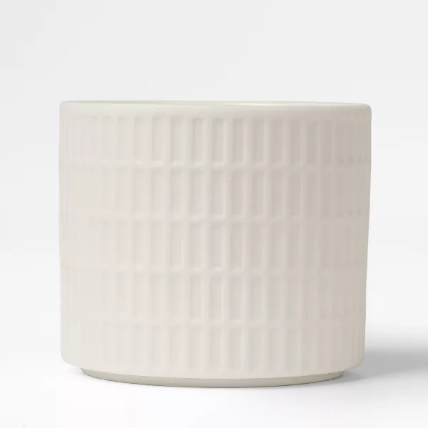 Suporturi de lumânări ceramice cu model alb lăptos