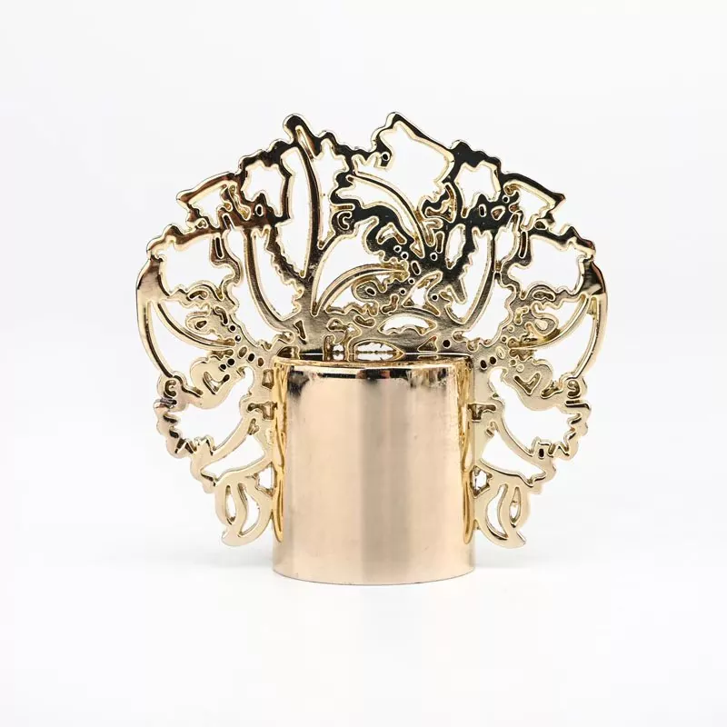 Flacon de parfum cu capac din dantela din aliaj de zinc