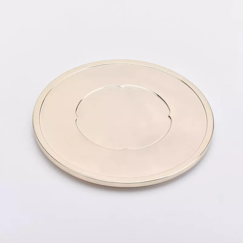 Capac pentru difuzor de arome rotund, din aliaj de zinc, în formă de disc
